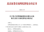 因信披违规，蜜雪冰城、奈雪的茶供应商田野股份董事长遭处分